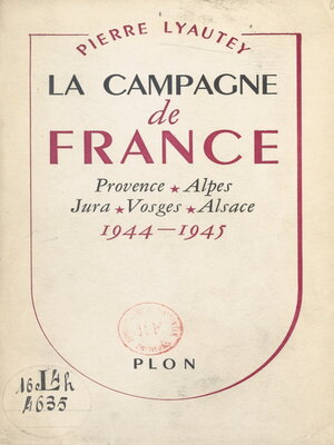 cover image of La Campagne de France